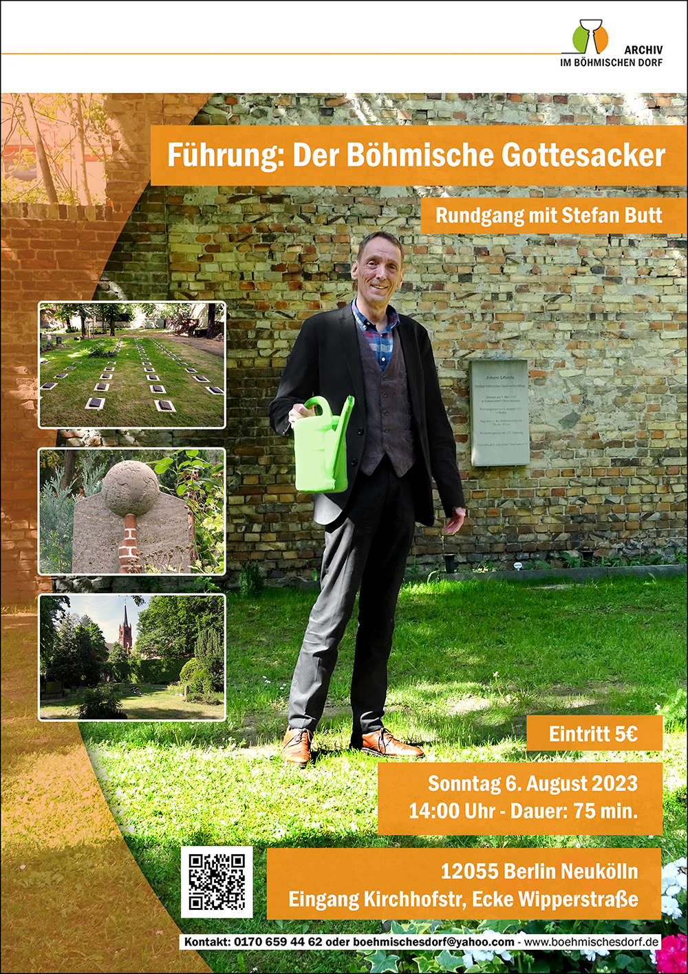 Führung: Böhmischer Gottesacker 6.August