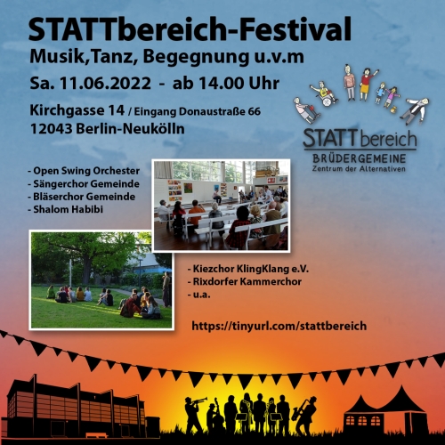 STATTbereich-Festival Sa. 11.06.2022 - ab 14. Uhr